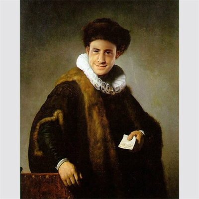 Custom Renaissance Portrait of Nicolaes Ruts from Photo,by myDaVinci - myDaVinci